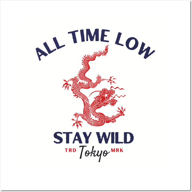 all time low red dragon Wall Art by Ollie_kota